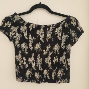 Floral Ruched Top